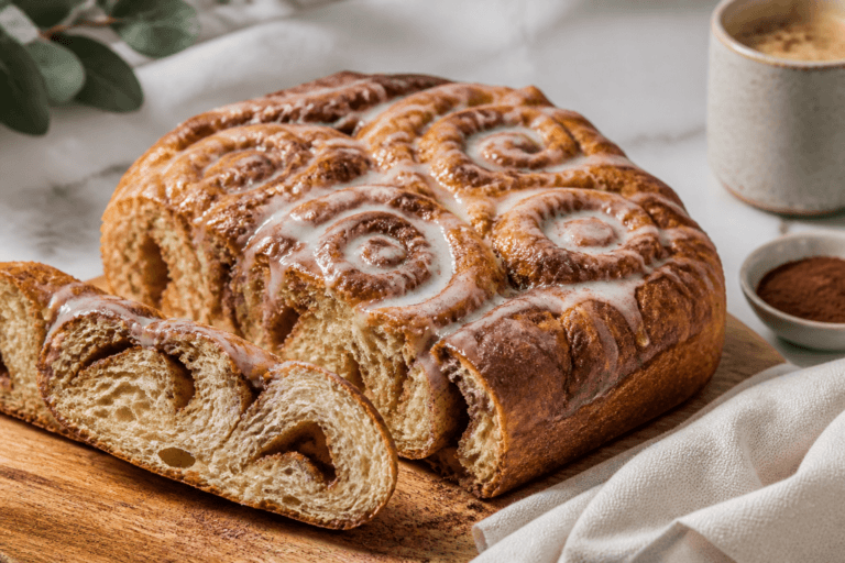 Cinnamon Roll Focaccia Sourdough – Soft, Swirled, and Gently Sweet