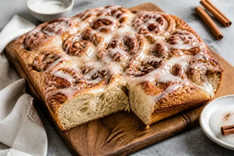 Cinnamon Roll Focaccia Sourdough – A Soft, Swirled, and Comforting Bake