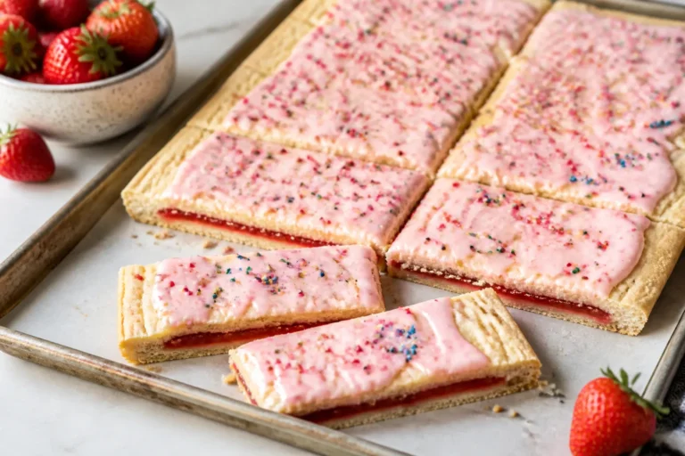 Homemade Strawberry Sheet Pan Pop Tart – Big-Batch Breakfast Treat