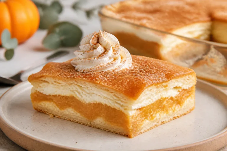 Pumpkin Sopapilla Cheesecake – Cozy, Cinnamon-Sugar Bliss