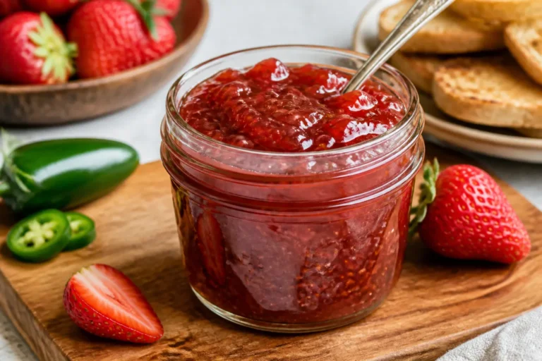 Strawberry Jalapeno Jam – Sweet, Spicy, and Easy to Make
