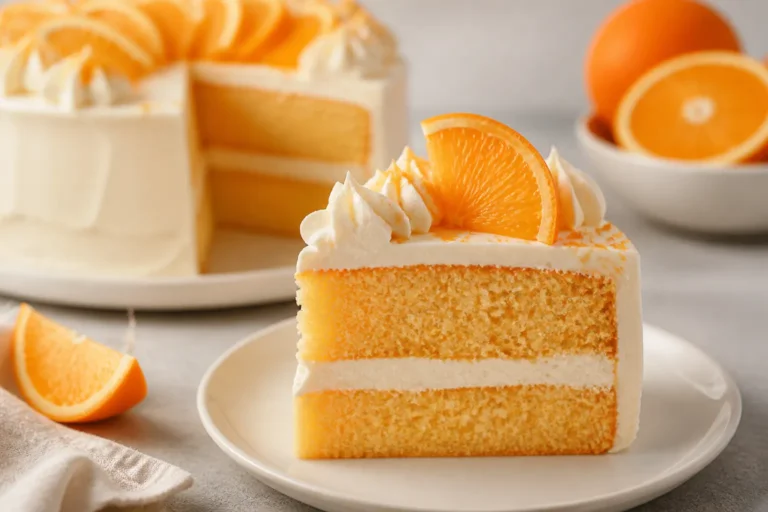Orange Creamsicle Cake – Bright, Citrusy, and Comforting