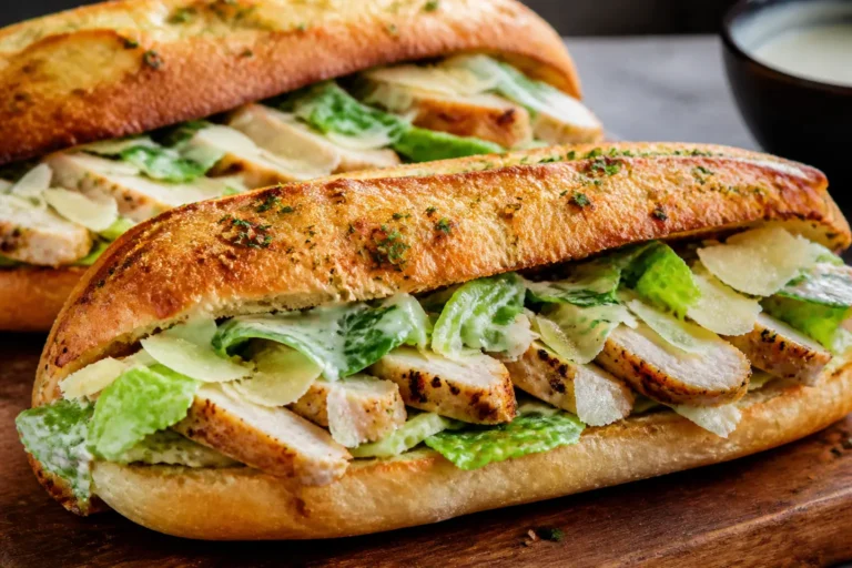 Easy Garlic Bread Chicken Caesar Subs for Lunch or Dinner – Simple, Satisfying, and Fast