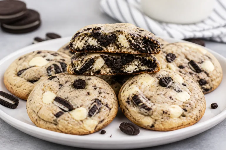 Oreo Cheesecake Cookies – Soft, Sweet, and Loaded With Cookie Crumbles