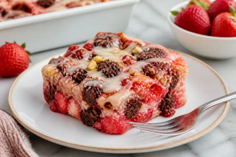 Strawberry Earthquake Cake – A Fun, Gooey Dessert With Big Berry Flavor