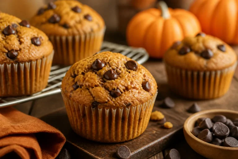 Best Pumpkin Chocolate Chip Muffins Recipe – Soft, Spiced, and Easy