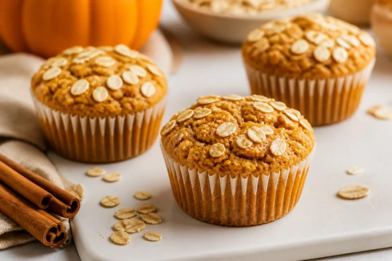 Healthy Pumpkin Oatmeal Muffins for Breakfast – A Cozy, Make-Ahead Morning Treat