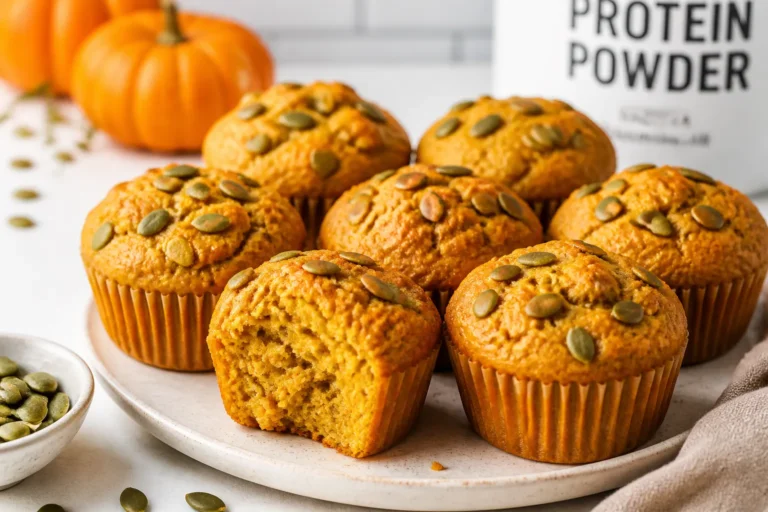 High Protein Pumpkin Muffins for Meal Prep – Easy, Cozy, and Make-Ahead Friendly