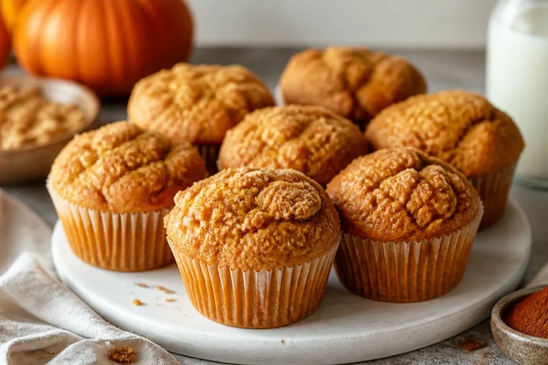 Bakery Style Pumpkin Muffins at Home – Soft, Tall, and Packed with Flavor