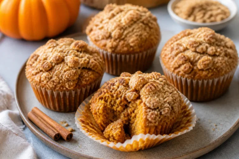 Pumpkin Muffins With Streusel Topping – Cozy, Crunchy, and Perfect for Fall