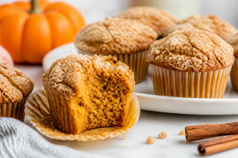Pumpkin Streusel Muffins – Soft, Spiced, and Perfectly Crumbly
