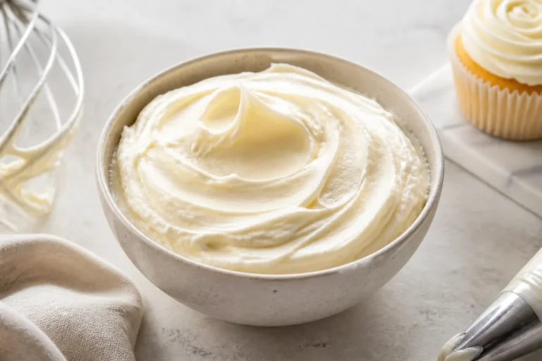 Easy Buttercream Frosting Recipe (4 Ingredients & Perfectly Fluffy!) – Simple, Sweet, and Foolproof