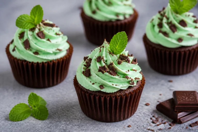 Mint Chocolate Cupcakes – Fresh, Fudgy, and Easy
