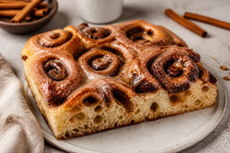 Cinnamon Roll Focaccia Sourdough – A Soft, Swirly Twist on a Classic