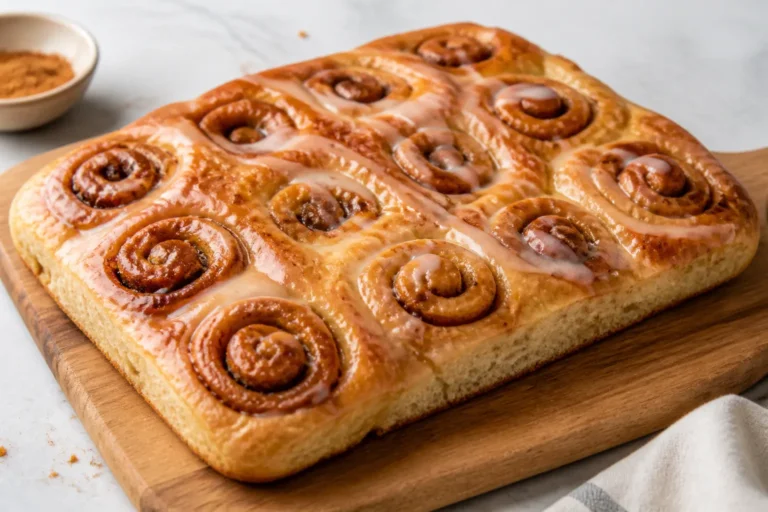 Sourdough Cinnamon Roll Focaccia Recipe – A Soft, Swirled, and Cozy Bake