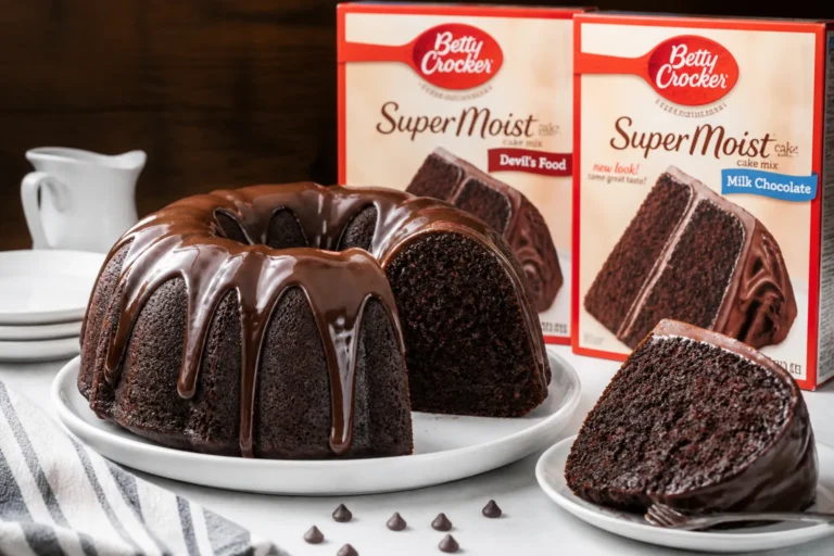 Chocolate Bundt Cake With Cake Mix Boxes – Easy, Moist, and Crowd-Pleasing